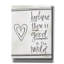 Toile épique Graffiti «Believe There Is Good» par Katie Doucette, 26 po x 34 po-1128283578