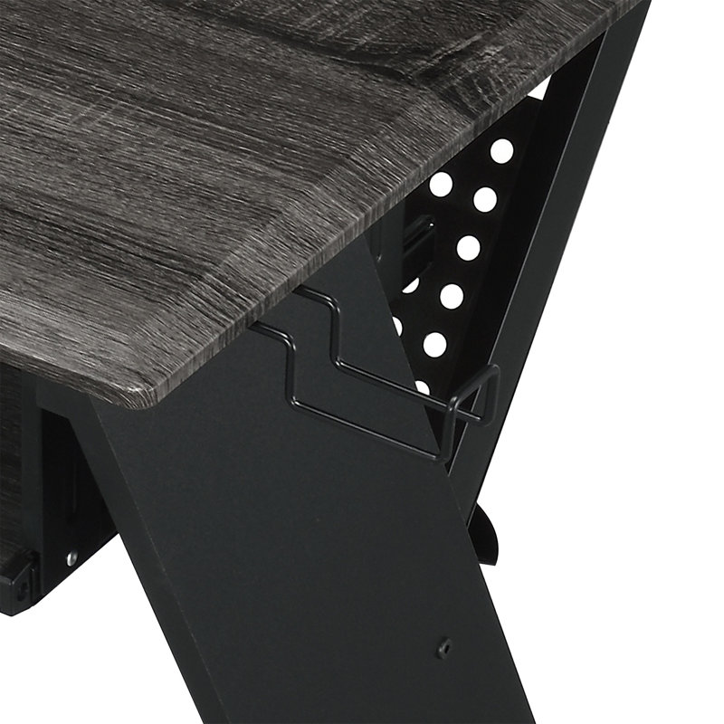 Bureau de musique à finition noire Humain (sans la chaise de bureau)