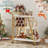 35.43" W 3-Tier Bar Cart with Wine Rack and Stemware Holder-1091152422-1091152420