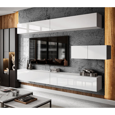 Colacchio Unfinished Living Room Walls for TVs up to 88"