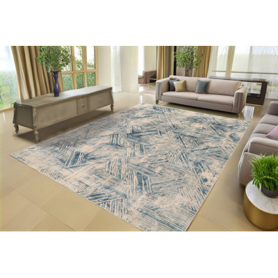 Tapis bleu Garzon