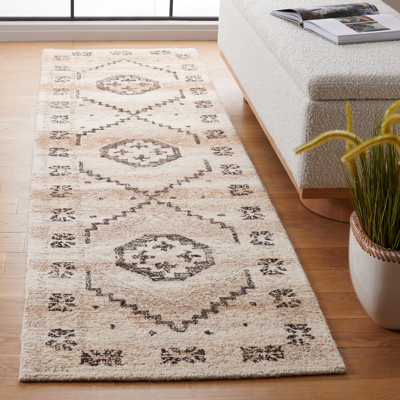 Barnwell Hand-Woven Rug, Runner 2'3" x 9'