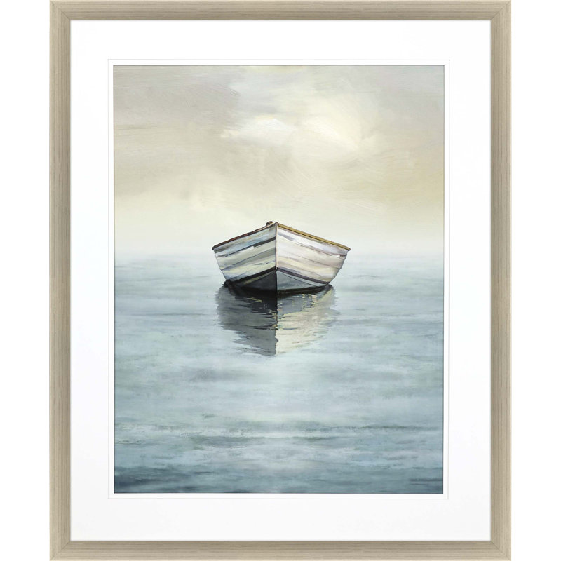 A Sure Sail, reproduction d'art encadrée argentée