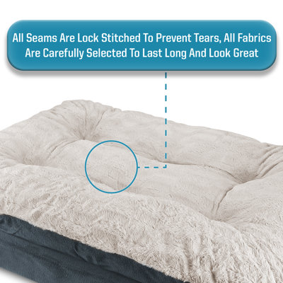 Jaxen Orthopedic Memory Foam Pet Bed