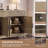 55" 4-Door Buffet Cabinet Sideboard Storage Cabinet With Doors And Shelves-612487094