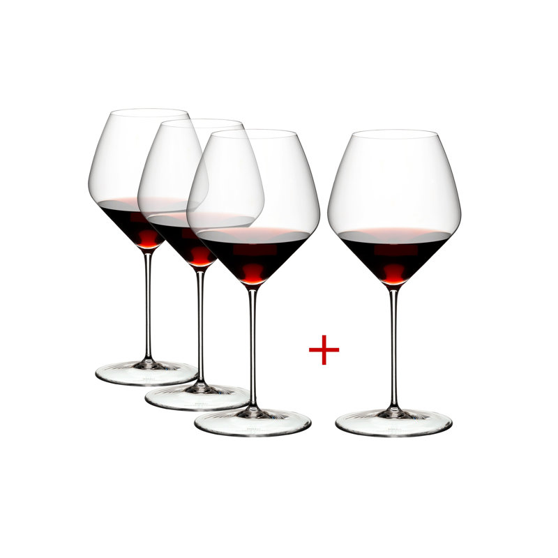 RIEDEL Veloce Pinot Noir/Nebbiolo Wine Glass (Pay 3 Get 4) (Set of 4)