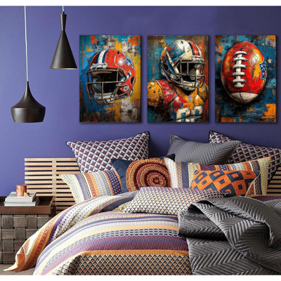 3 Piece Wrapped Canvas Print