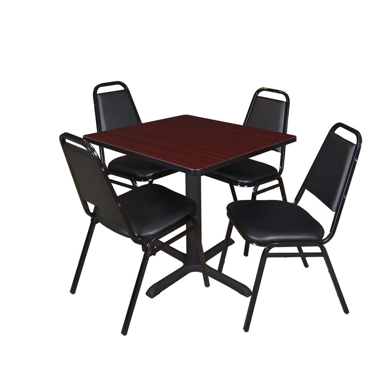 Table de salle à manger Neyland Cain, Acajou