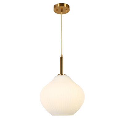 Jonny Dimmable Glass Single Light Pendant