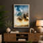 Wolves In Fire Fantasy - Print-1782802768-1782802770