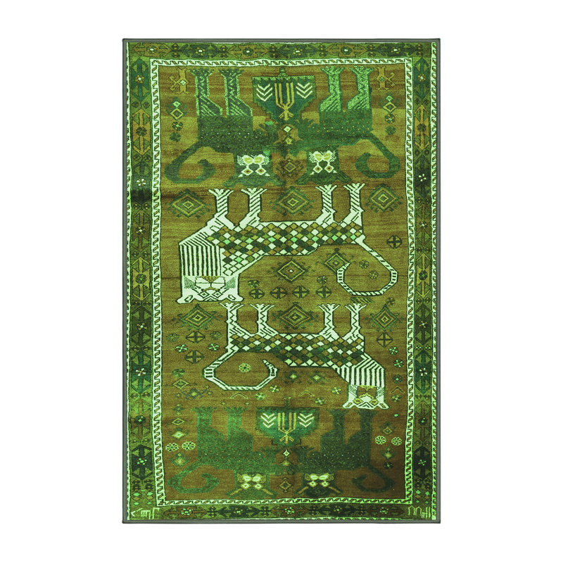 Tapis verts Traditional 629, Tapis de couloir 2 pi x 5 pi