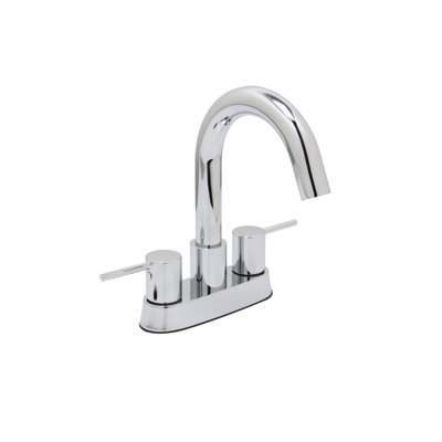 Centerset 2-handle Bathroom Faucet with Drain Assembly