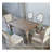 American Country-style Antique Distressed Carved Dining Table-1181934594