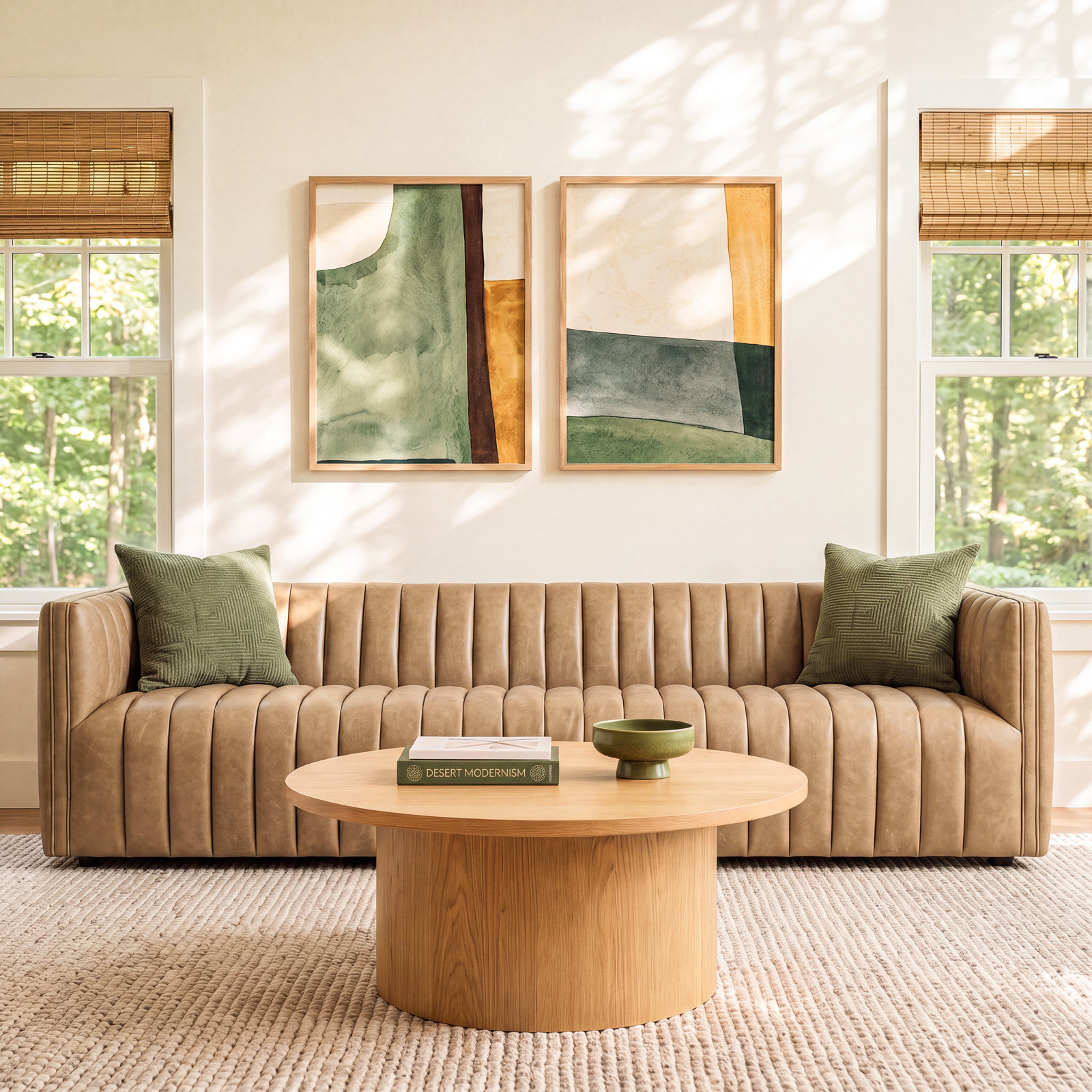 Brandt 97'' Upholstered Sofa, 26.5" H x 88" W x 35" D, Brown Genuine Leather