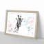 Giraffe with Paint Splashes - Picture Frame Painting Print-55732956-55732957