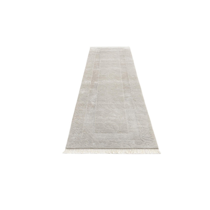 Tapis de couloir gris Indira
