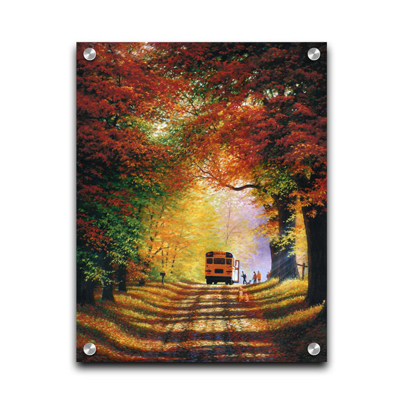 «Road to the future» par Charles White, Sans cadre en plastique / acrylique, H 16 po x l 20 po, Pas de tapis