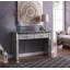 120cm Glass Top Console Table