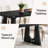 Wood Dining Table For 6-8 People, 70.8" Modern Rectangle Kitchen Table With Wood Base For Dining Room-1052508468-1045672791