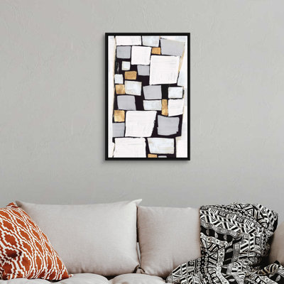 Reproduction d’art sur toile, "stacks I" par Isabelle Z