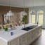 45.69'' L Single Bowl Granite Kitchen Sink