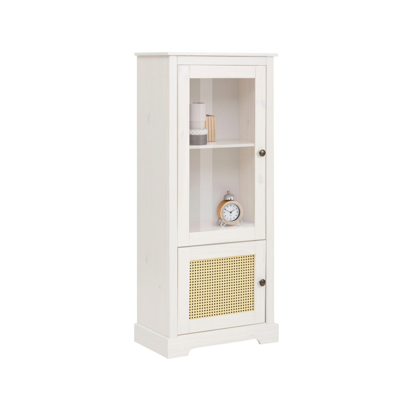 Yassine Display Cabinet, white