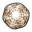 7" Wide Roseborder Mini Pendant