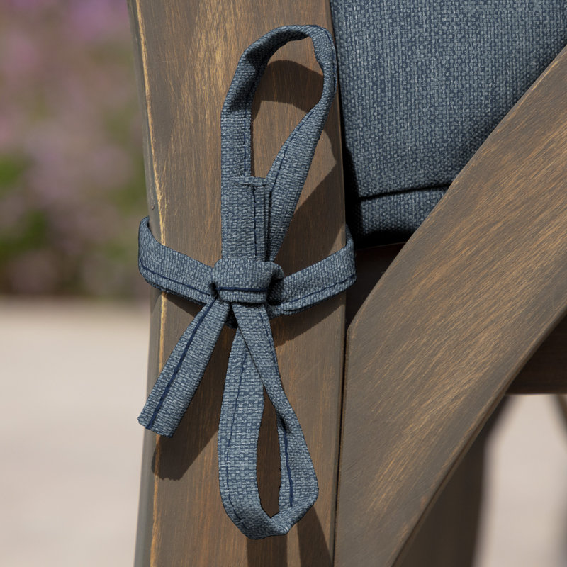 Coussin de siège d'extérieur ARDEN, H 4 po x l 21 po x P 21 po, En jean