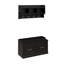 Kierra Hall Tree 40'' Wide with Bench, Wall Coat Rack, and Shoe Storage-94283683