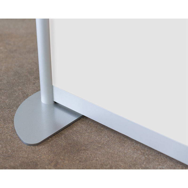 Cloisons de bureau modernes 4 panneaux Orrie, Blanc, Standard