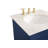24'' Single Bathroom Vanity with Marble Top-797579295