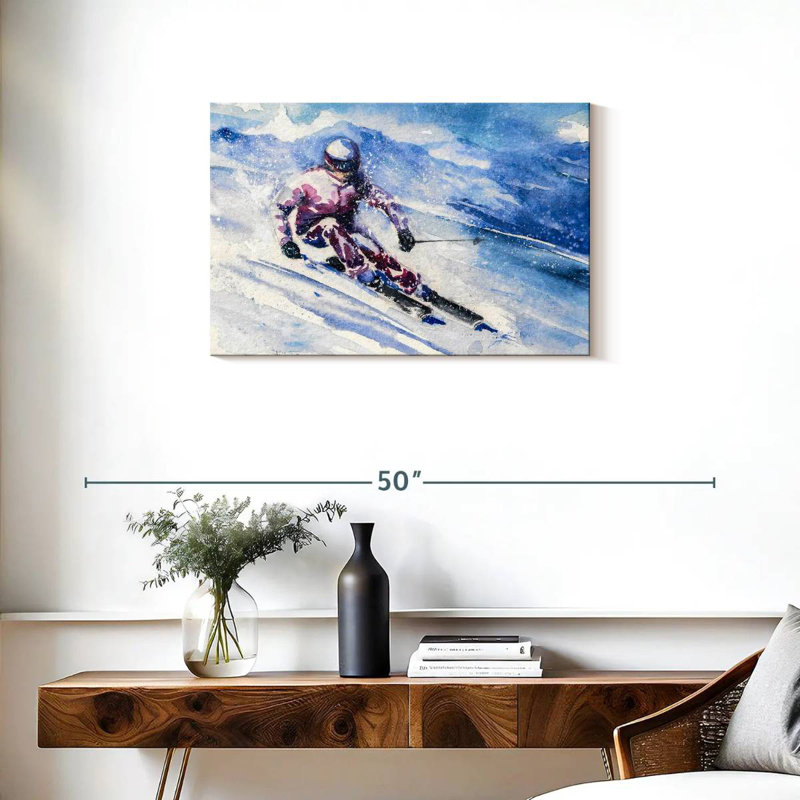 Sireci Ski, 20" H x 30" W