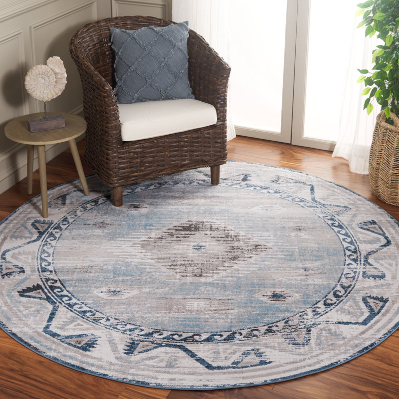 Khi Performance Southwestern Rug, Round 6'7"