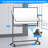 Large Rolling White Board Easel On Wheel, Maxtek 48X32 Inches Double-Sided Mobile Whiteboard, Reversible Magnetic Dry Erase Board Easel Standing Whiteboard On Wheels For Home Office Classroom-100508414