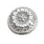 Acanthus large knob Rosette stylein Oil Rub Bronze-1616280358