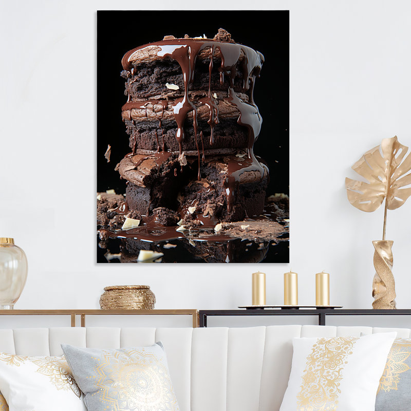 Chocolate Cookie Delights II - Pop Art Metal Wall Art, 32" H x 16" W x 1" D