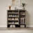 Cesiro 3 - Door Fluted Shoe Cabinet With Adjustable Shelves And Open - Bottom Access-1751304475