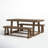 Linzy 6-Person Solid Wood Dining Set-1792066614