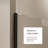 Glass Shower Door 30 - 60 In.W X 72 In.H, 1/4" Thick Tempered Glass, Stainless Steel Handle, Black Supporting Bar, Walk-In Screen, Fashionable And Practical, Leak- Installation Screen Sliding Door,