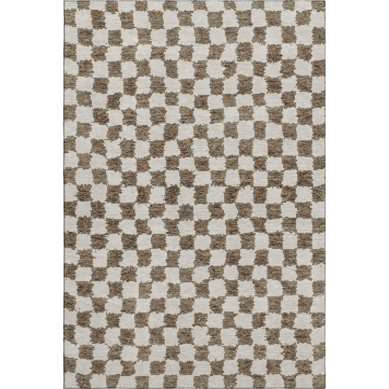 Premium Machine Washable Millbrook AMF1958 Geometric Rug, Rectangle 5' x 7'6"
