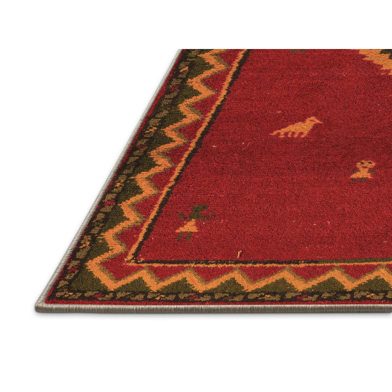 Dericky Southwestern Indoor Rug, Rectangle 8' x 12'