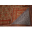 Tapis traditionnel pré-1900 à teinture végétale 2 x 3