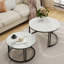 Ensemble de 2 tables basses gigognes Jakesha