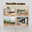 Garden Parasol Polyester and Steel Outdoor Umbrella Patio Sunshade-143755318-143755305