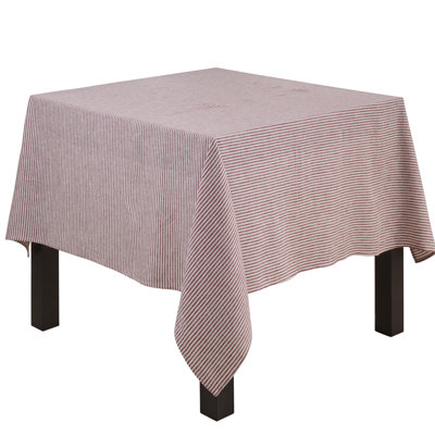 Nappe à rayures en mélange de lin Farmhouse