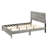 1Pc Rustic Robust Platform Bed With Clean-Lined Headboard-1189011576-1179312978