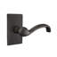Teton Wave/Drop Passage (Hall & Closet) Door Lever with Rectangle Rosette-2118317636-2118317639
