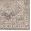 Tapis rayé fabriqué à la main Natonia en brun clair / ardoise-556792604