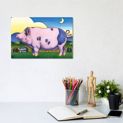 Small Pig by Stacey Neumiller - Gallery-Wrapped Canvas Giclée on Canvas