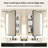 Aluminum Medicine Cabinet with Mirror-1832857803-1832857807